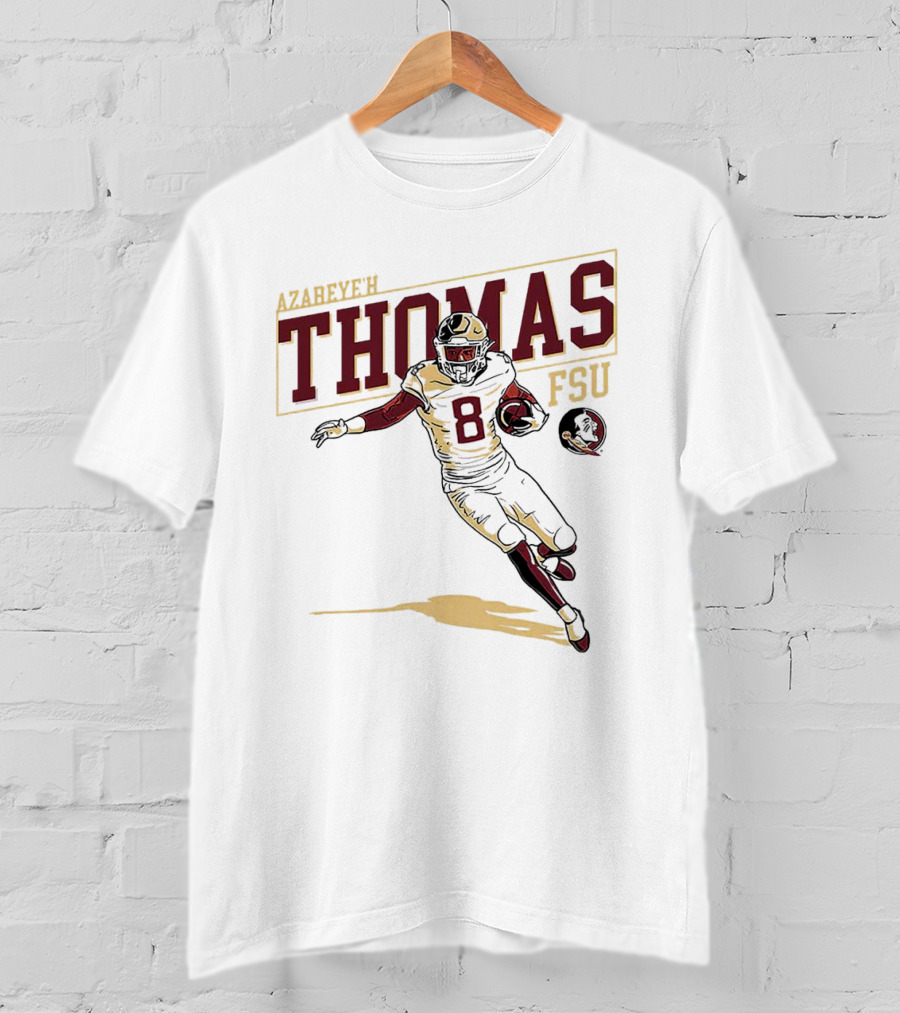 Azareye’h Thomas FSU Florida State Seminoles Football Caricature T-Shirt