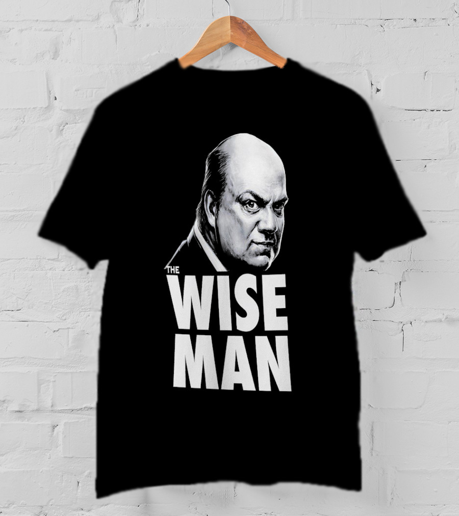 Paul Heyman The Wise Man Portrait WWE Acknowledgment T-Shirt