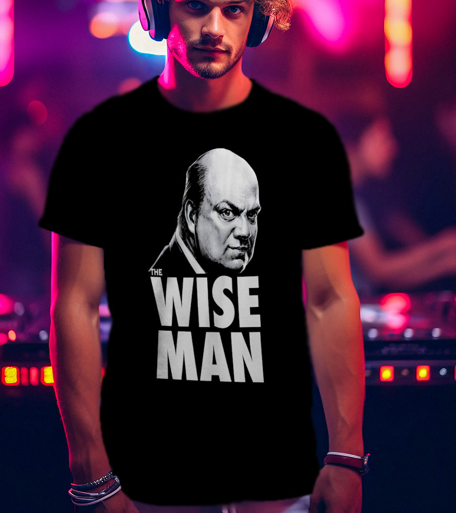 Paul Heyman The Wise Man Portrait WWE Acknowledgment T-Shirt