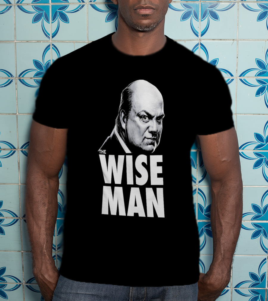 Paul Heyman The Wise Man Portrait WWE Acknowledgment T-Shirt