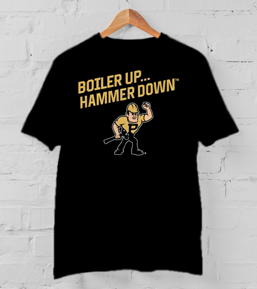 Boiler Up Hammer Down Purdue Pete T-Shirt