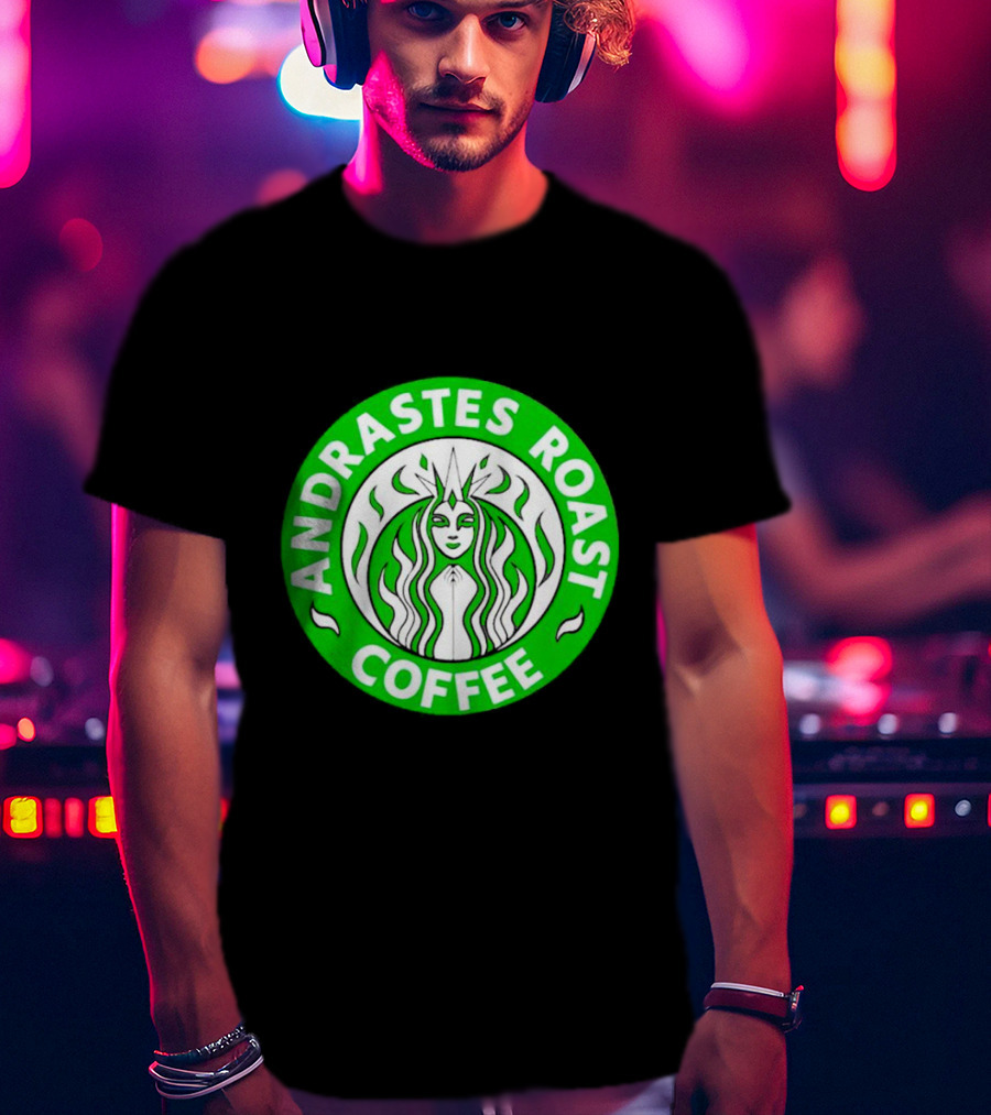 Andrastes Roast Coffee Inquisition Green T-Shirt