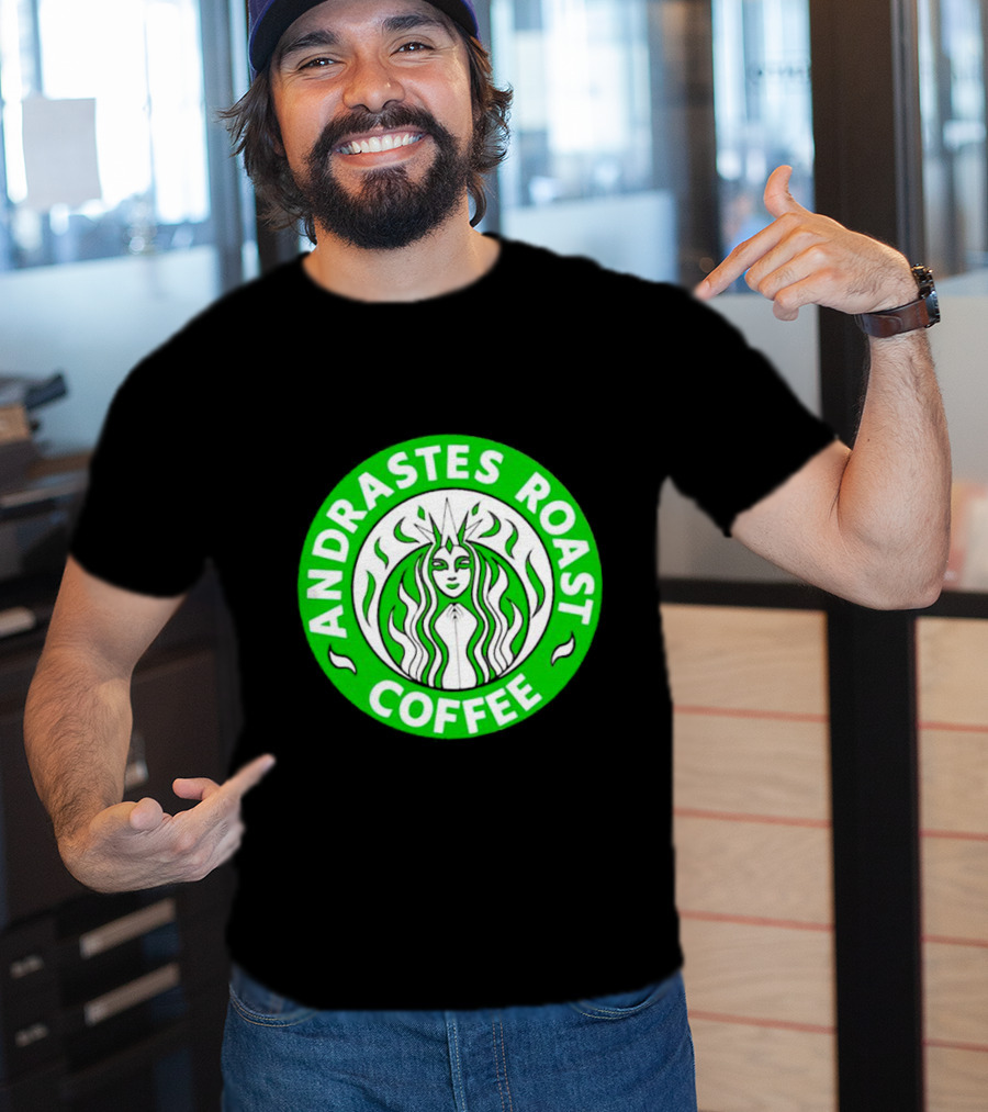 Andrastes Roast Coffee Inquisition Green T-Shirt