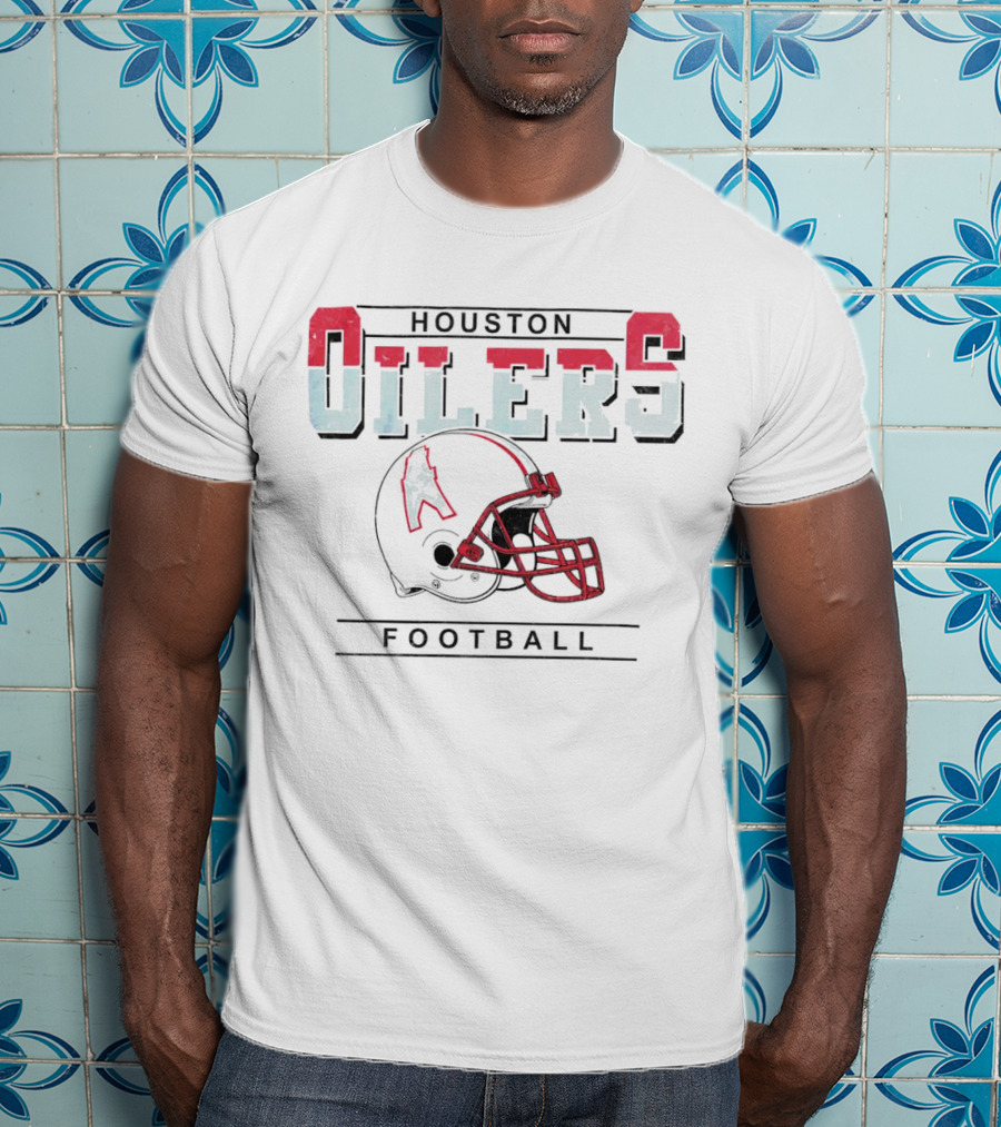 Houston Oilers Football Helmet T-Shirt