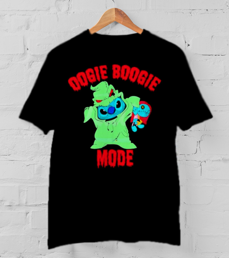 Stitch In Oogie Boogie Mode Halloween Voodoo Doll T-Shirt