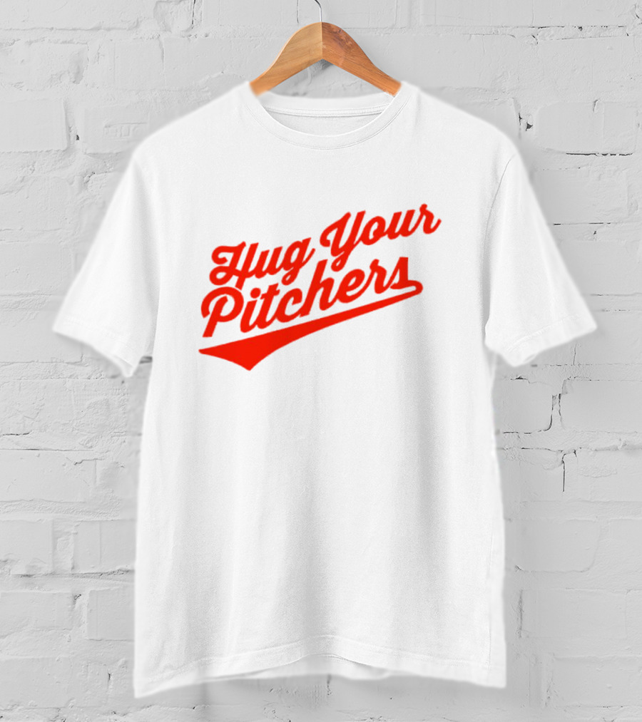 Baltimore Orioles Hug Your Pitchers Baseball Script T-Shirt