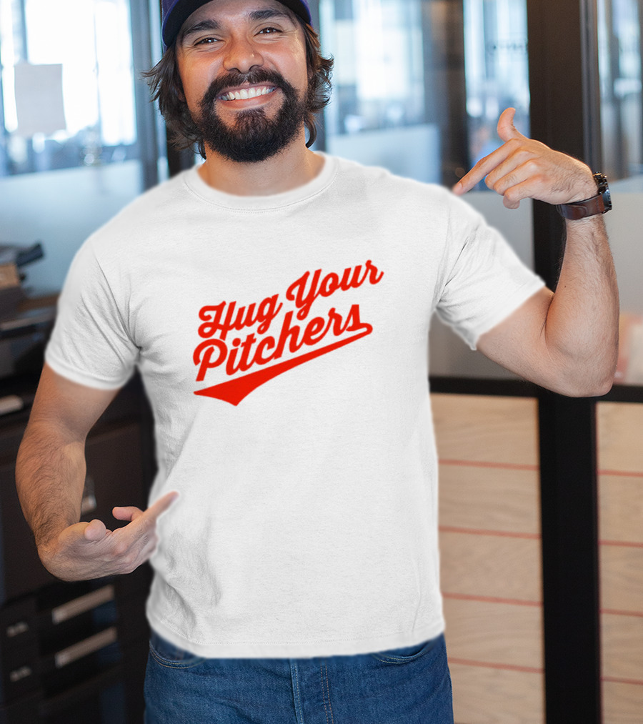 Baltimore Orioles Hug Your Pitchers Baseball Script T-Shirt