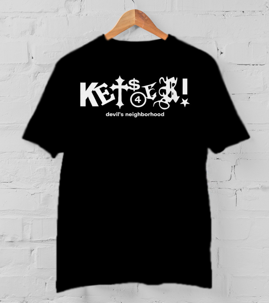 Kets4ekI Devil's Neighborhood Adventure Playful Quirky Tagline T-Shirt