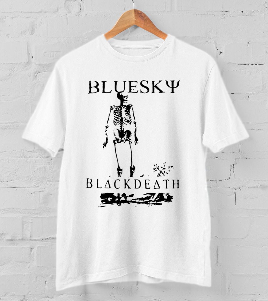 BLUESKY BLACKDEATH Skeleton T-Shirt
