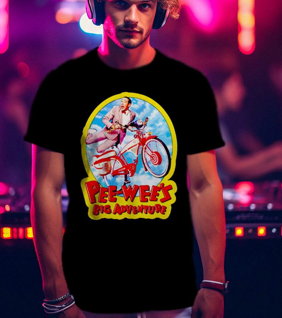 Pee Wee's Big Adventure Comedy Large Marge Bike Scene T-Shirt