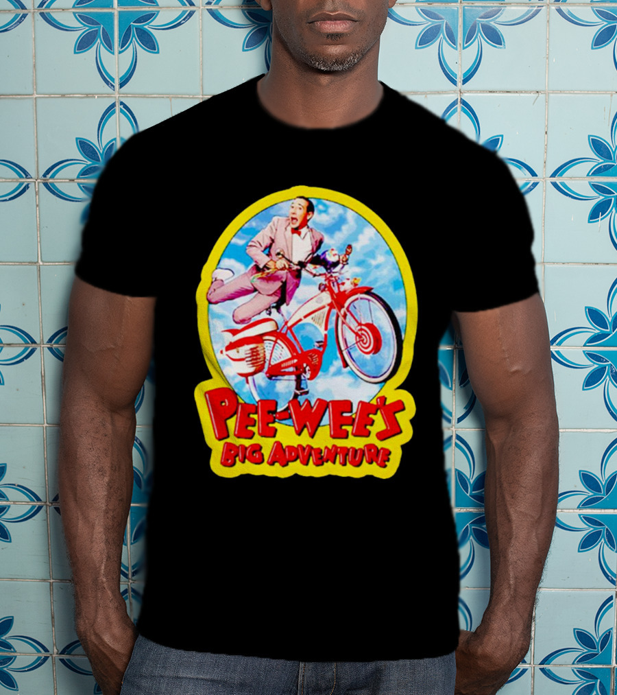 Pee Wee's Big Adventure Comedy Large Marge Bike Scene T-Shirt