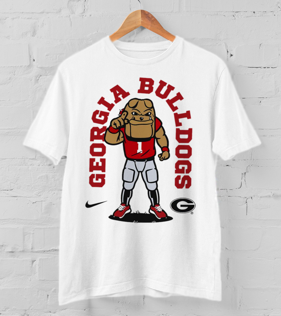 Georgia Bulldogs Mascot Athletic Bulldog T-Shirt