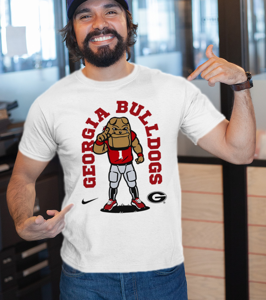 Georgia Bulldogs Mascot Athletic Bulldog T-Shirt