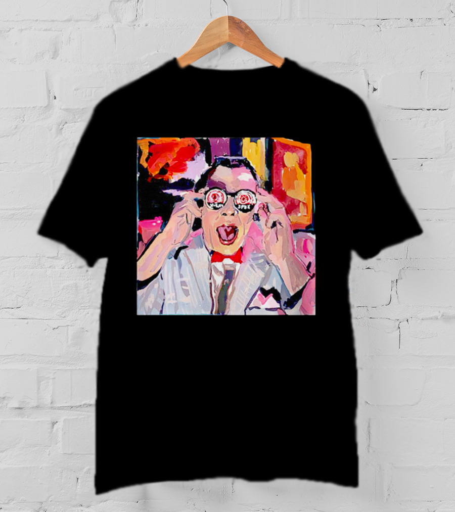 Pee Wee Herman 80s Jambi Playhouse Retro Glasses T-Shirt