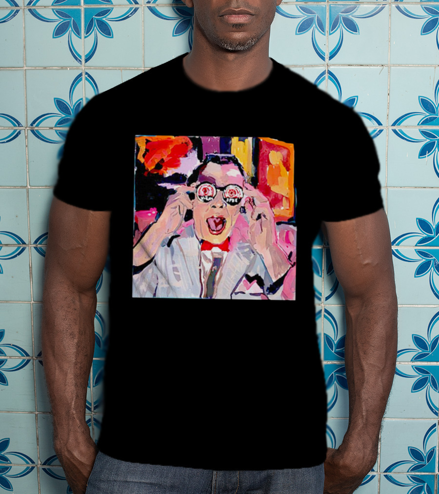 Pee Wee Herman 80s Jambi Playhouse Retro Glasses T-Shirt