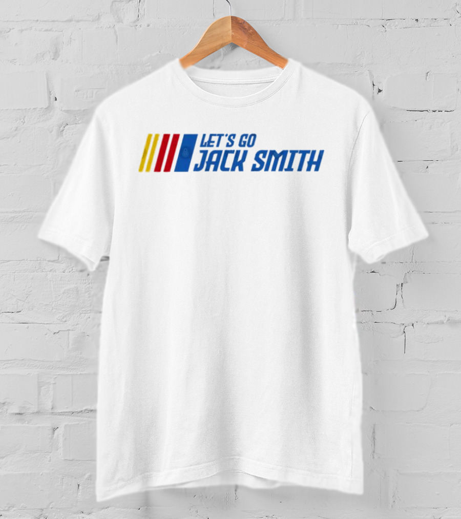 LET'S GO JACK SMITH NASCAR Stripes T-Shirt