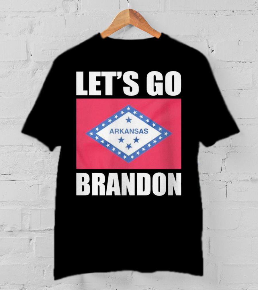 Let's Go Brandon Arkansas Flag T-Shirt