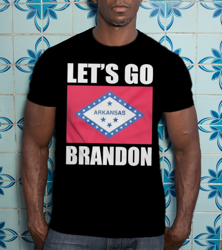 Let's Go Brandon Arkansas Flag T-Shirt