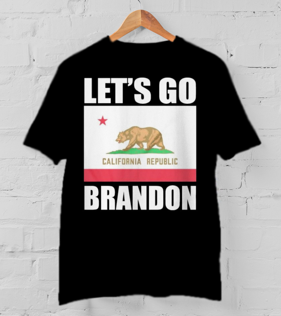 Let’s Go Brandon California Republic Flag T-Shirt