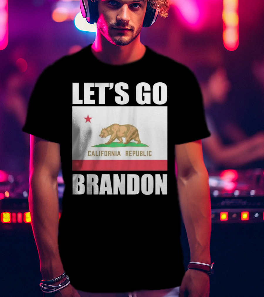 Let’s Go Brandon California Republic Flag T-Shirt