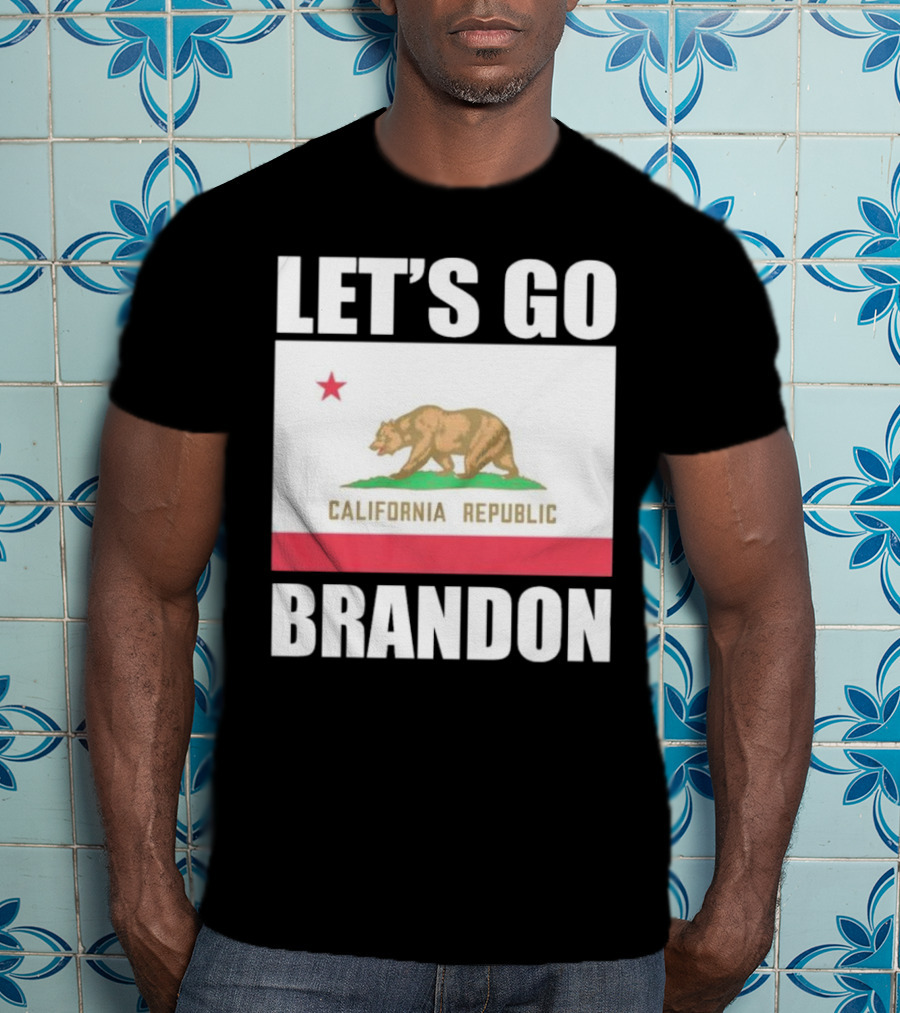 Let’s Go Brandon California Republic Flag T-Shirt