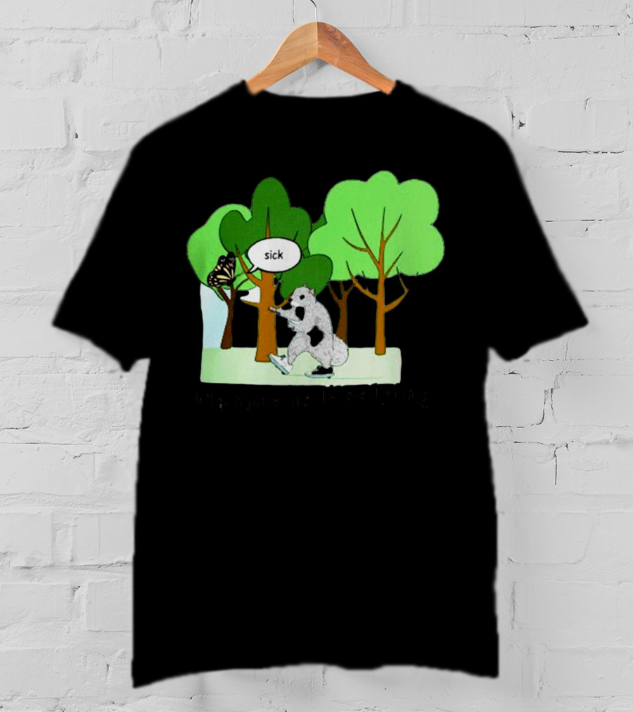 Nature Is Heelying Sick With Trees And Butterfly T-Shirt