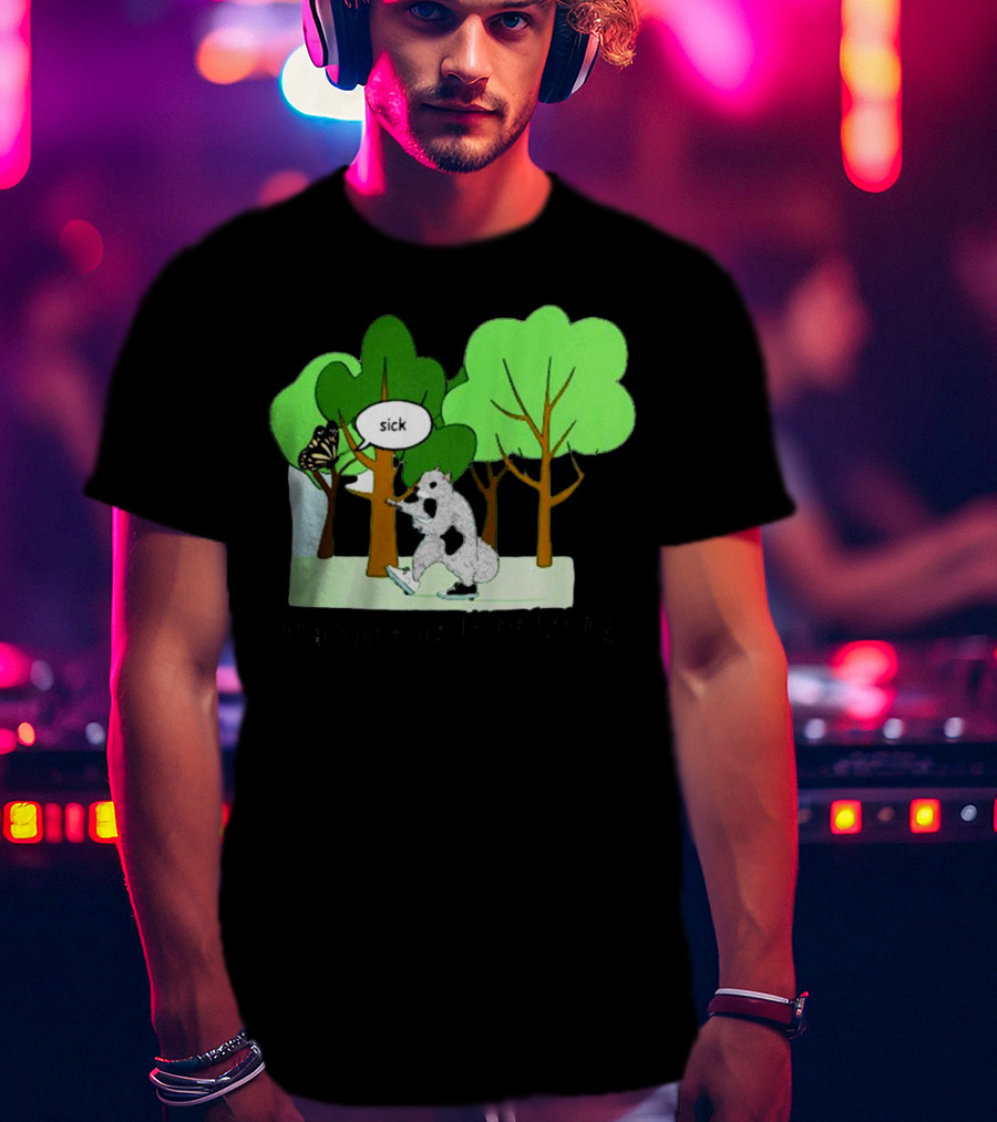 Nature Is Heelying Sick With Trees And Butterfly T-Shirt