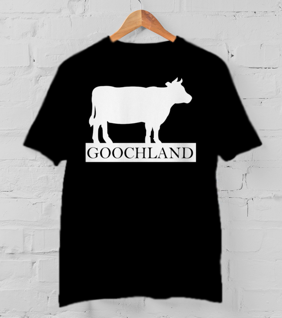 Goochland Cow Silhouette White T-Shirt