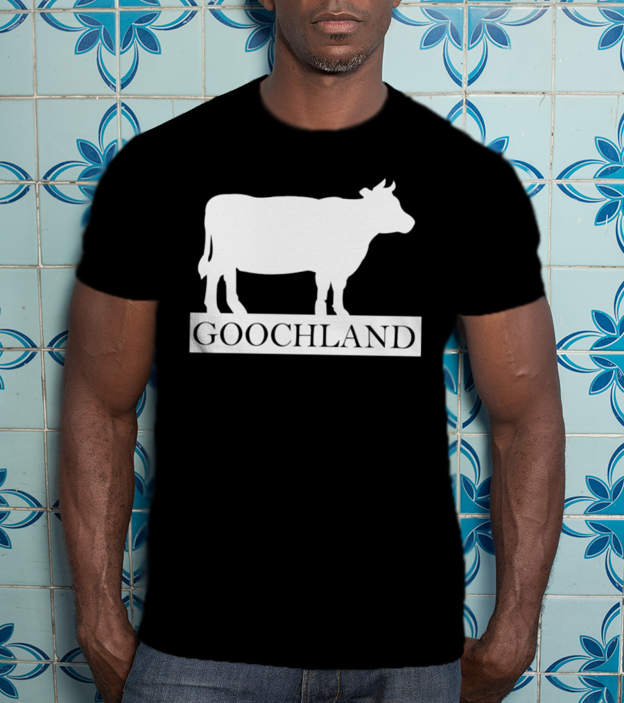 Goochland Cow Silhouette White T-Shirt