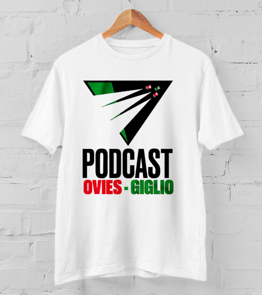 Podcasts Ovies Giglio Football Discussion With Triangular Color Stream T-Shirt