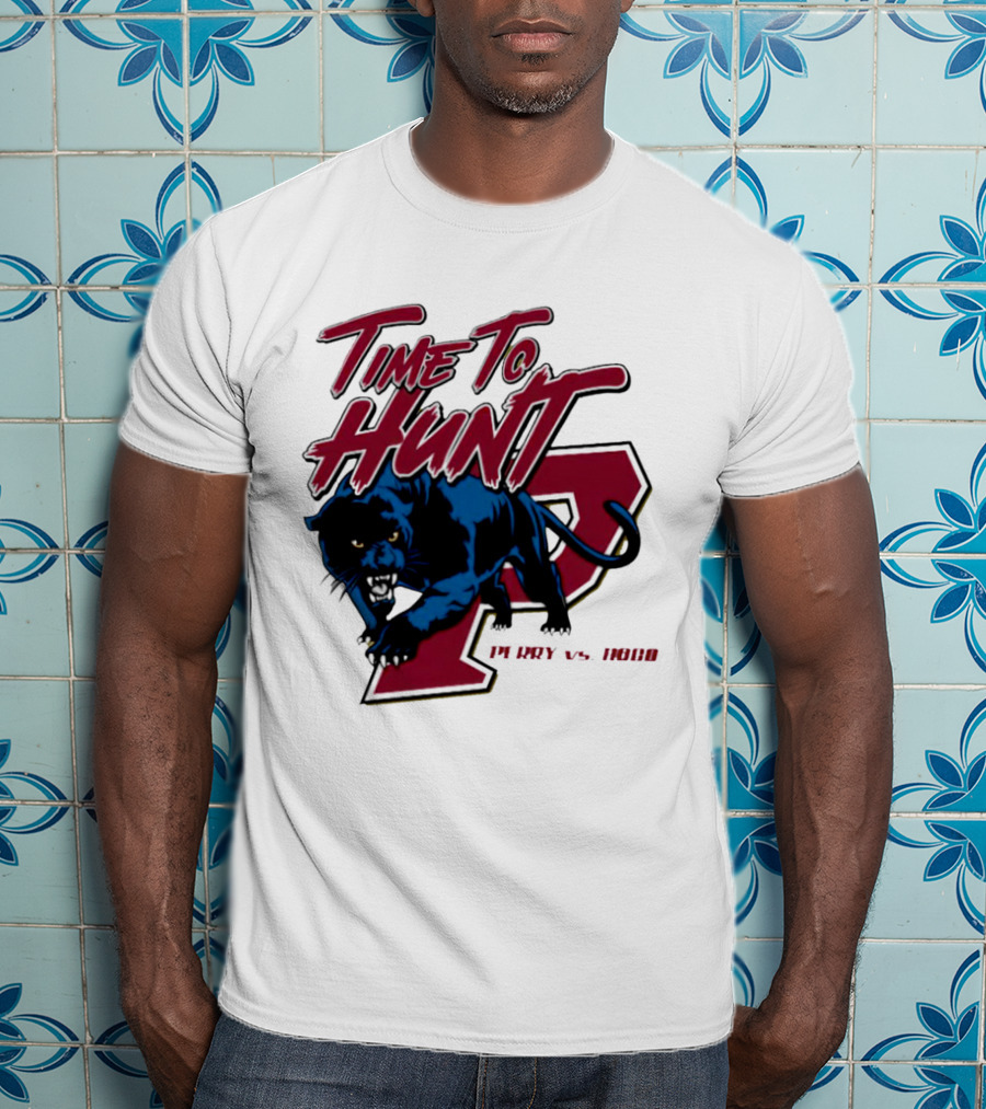 Time To Hunt Perry Vs. Hoco Panther Gold Out T-Shirt