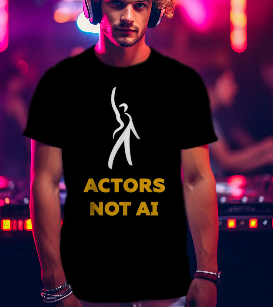 Actors Not AI Striking Pose T-Shirt