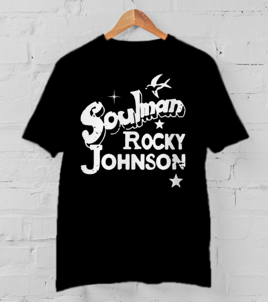 Soulman Rocky Johnson Bird And Star T-Shirt