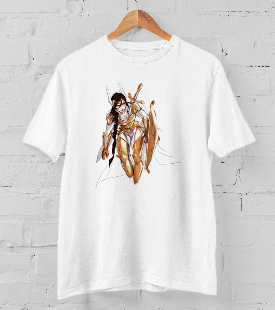 Valkyrie Cartoon Warrior Armor T-Shirt