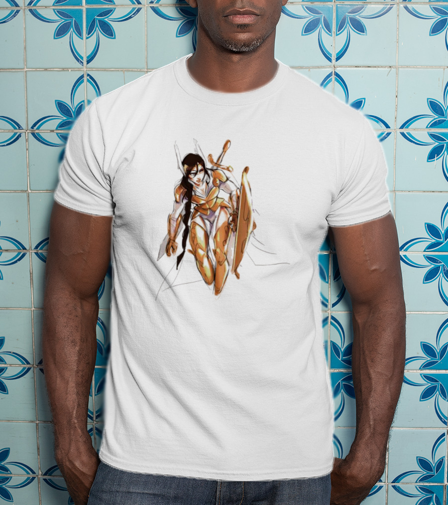 Valkyrie Cartoon Warrior Armor T-Shirt