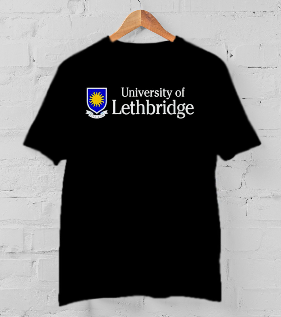 University Of Lethbridge Logo Sol Lux Shield T-Shirt
