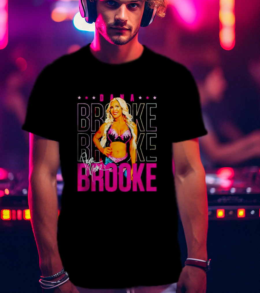 Dana Brooke Signature Name Repeat T-Shirt