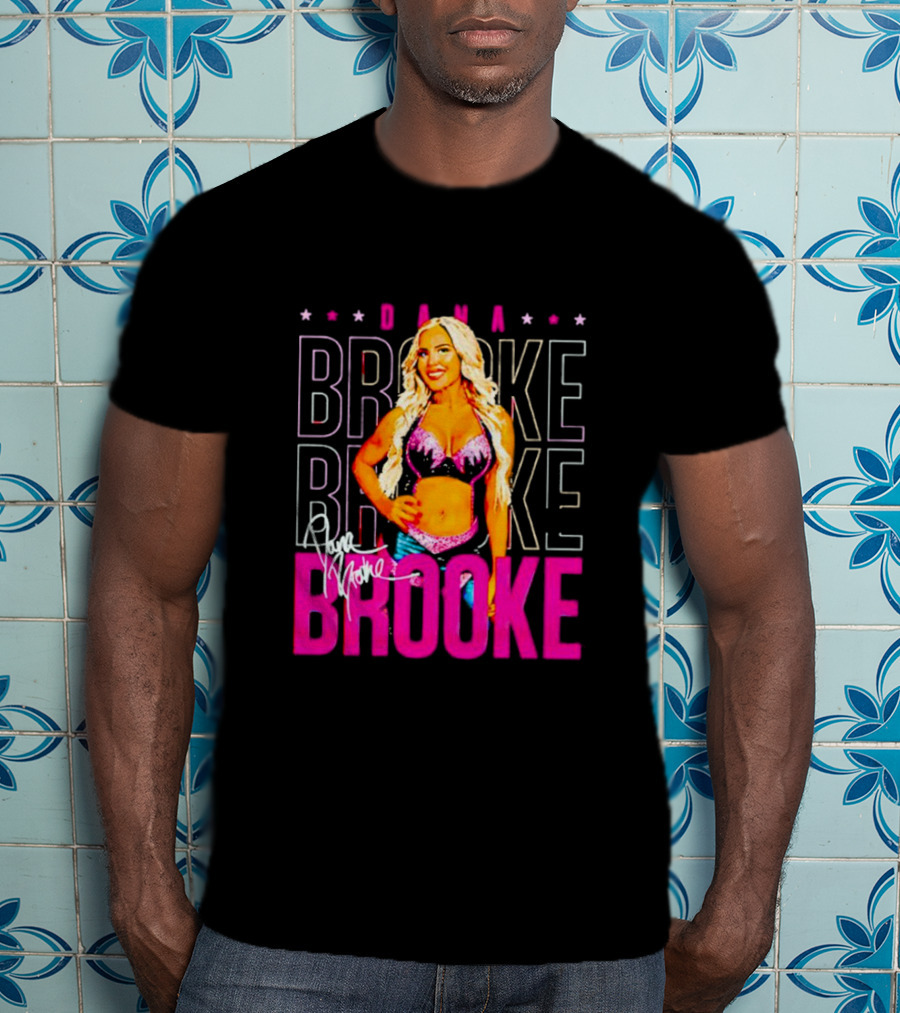 Dana Brooke Signature Name Repeat T-Shirt