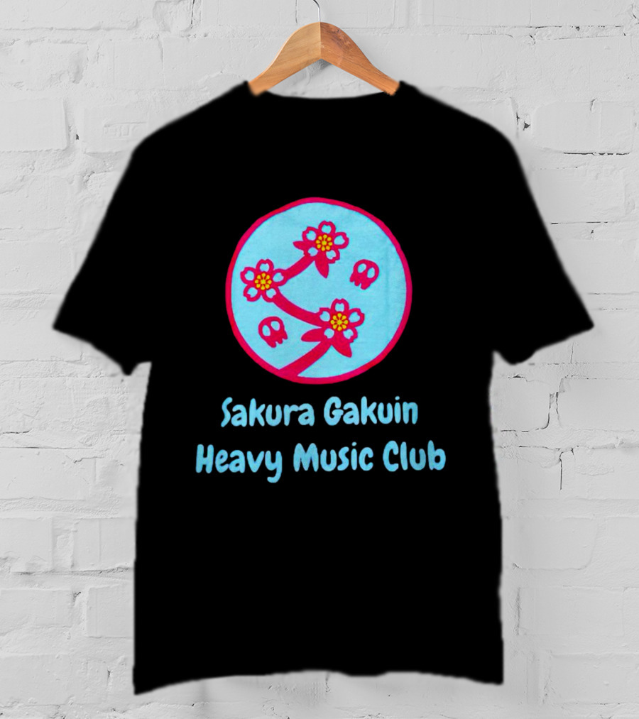 Sakura Gakuin Heavy Music Club Cherry Blossom Skulls T-Shirt