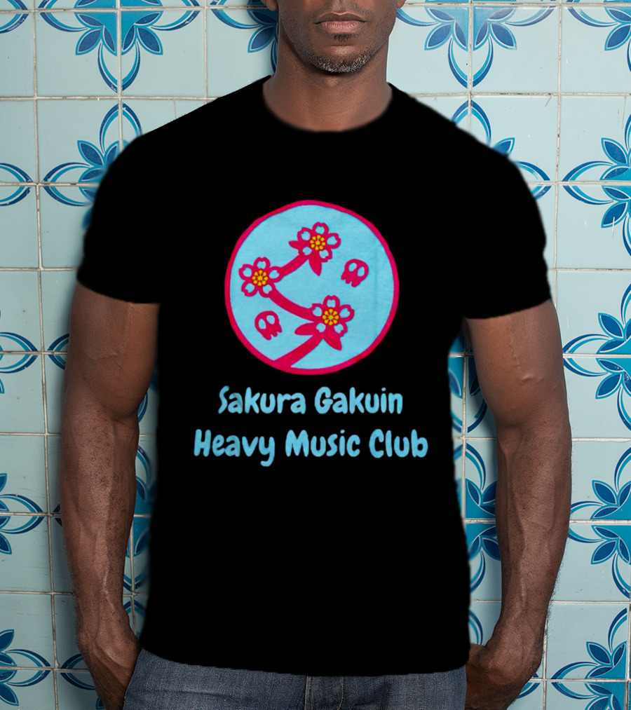 Sakura Gakuin Heavy Music Club Cherry Blossom Skulls T-Shirt