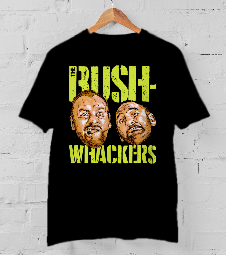 The Bushwhackers Wrestling Legends Bold Retro Faces T-Shirt