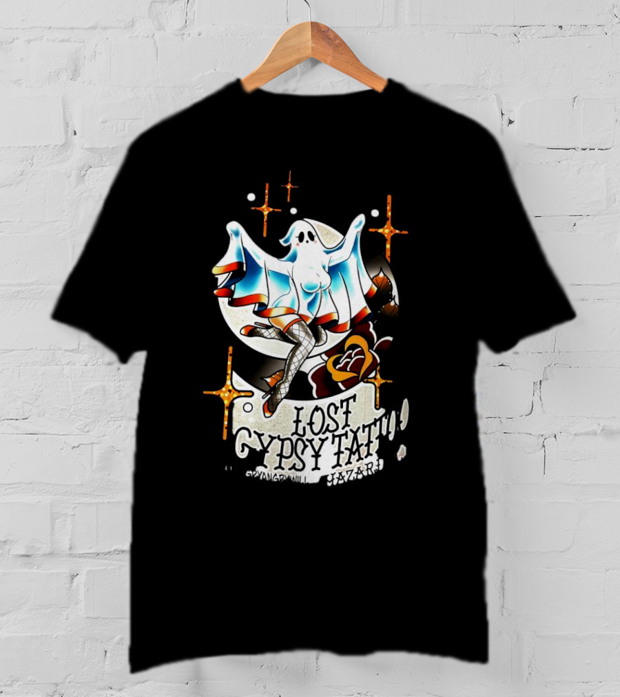 Lost Gypsy Tattoo Hazard Ghost T-Shirt