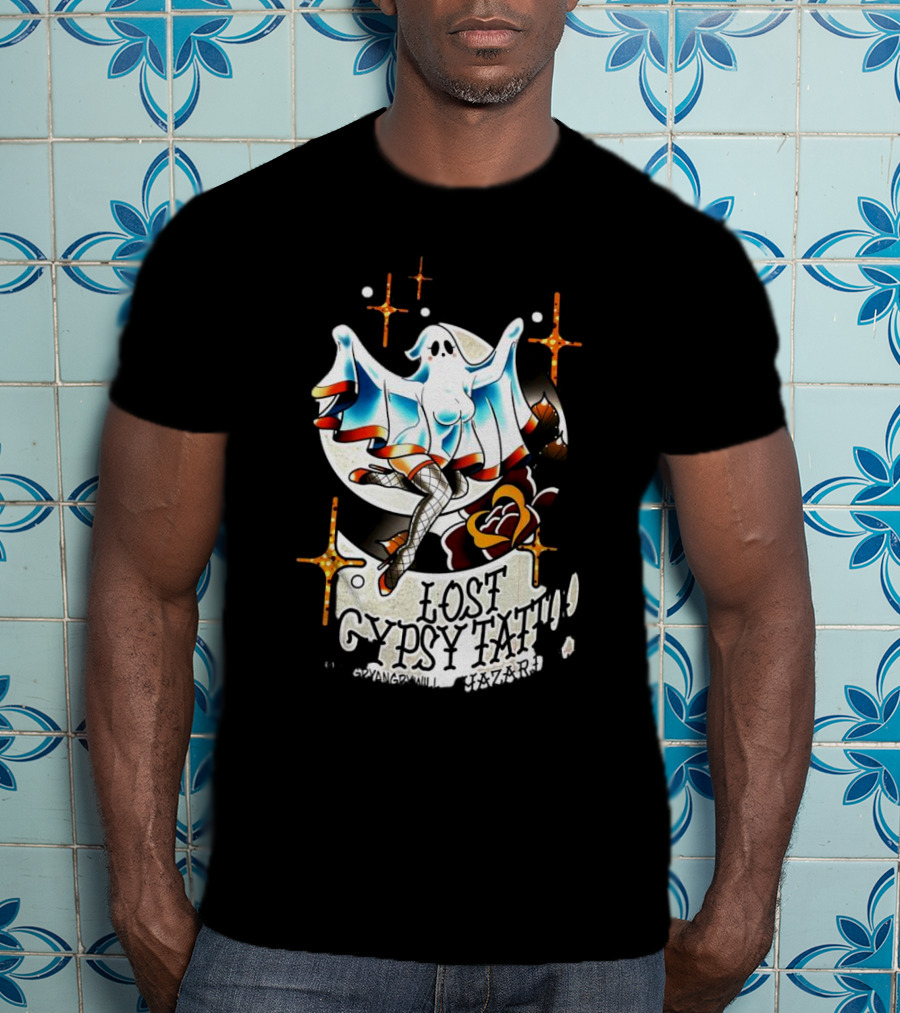 Lost Gypsy Tattoo Hazard Ghost T-Shirt
