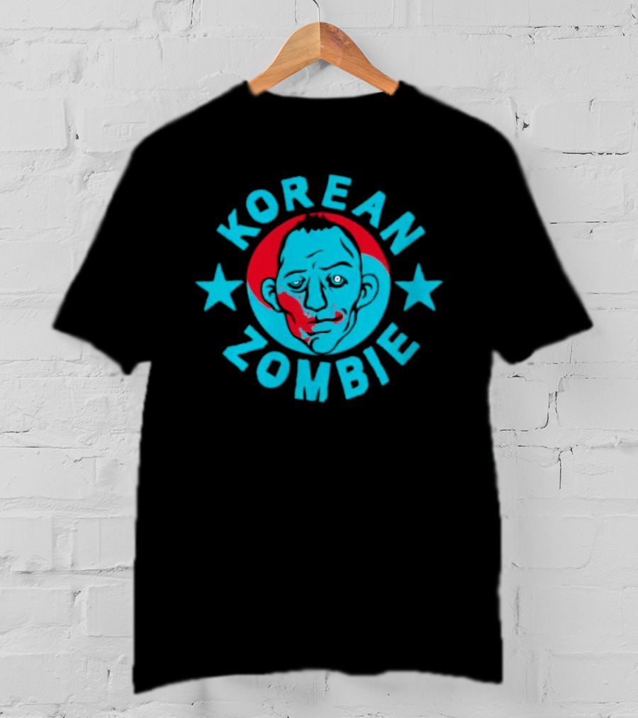Korean Zombie Red And Blue Star T-Shirt