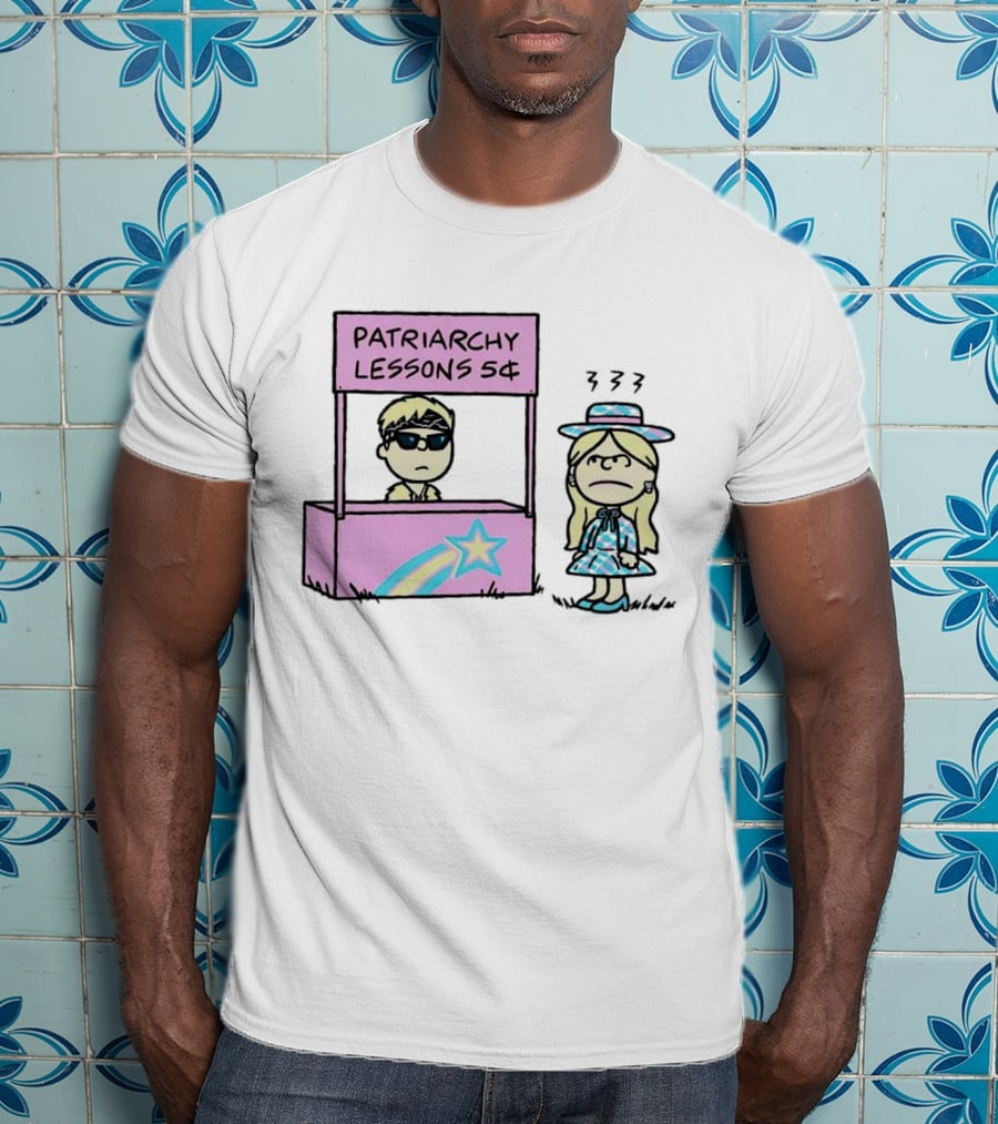 Patriarchy Lessons 5¢ Barbie Peanuts T-Shirt