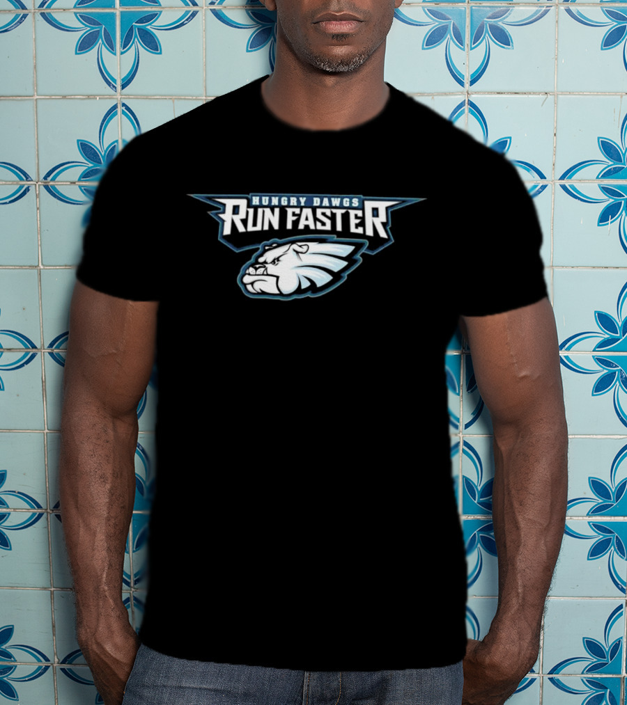 Philly Dawgs Hungry Dawgs Run Faster T-Shirt