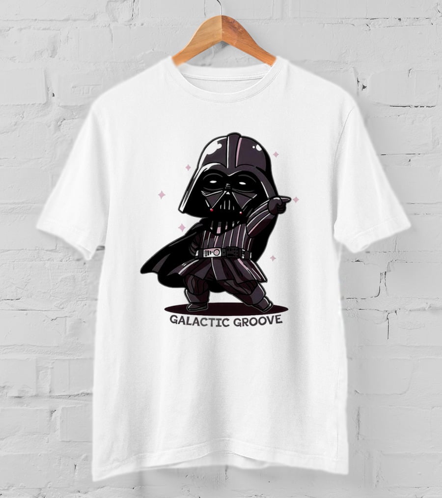 Galactic Groove Dancing Vader Disco Star Wars T-Shirt