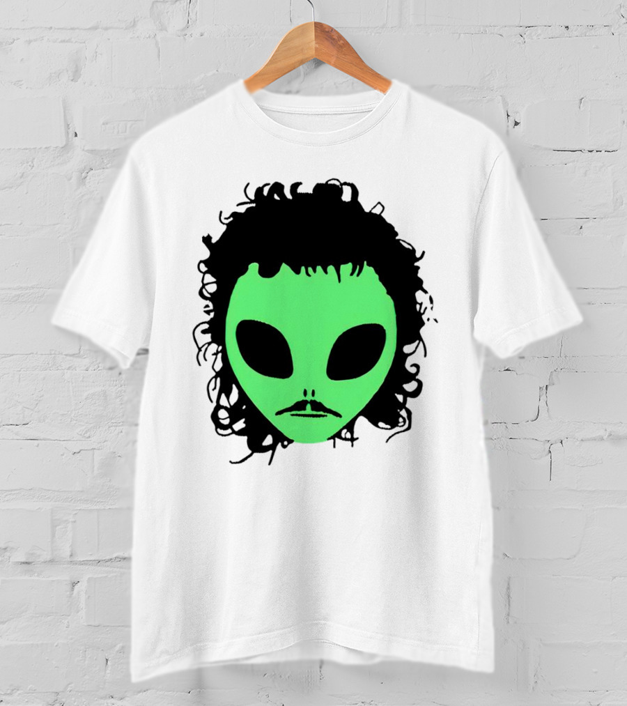 Kurtis Conner Eh Alien Green Face Black Hair T-Shirt