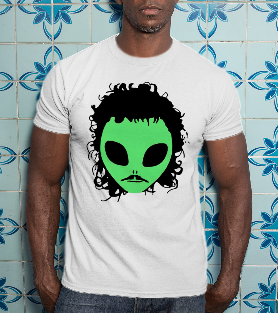 Kurtis Conner Eh Alien Green Face Black Hair T-Shirt