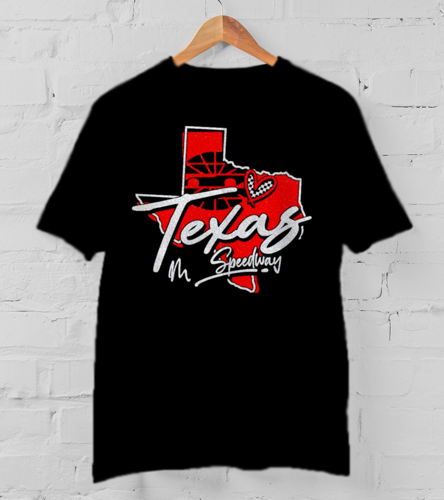 Texas Speedway Love Racing Heart T-Shirt